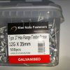 12G X 35Mm Galvanised Hex Flange Head Timber Screw 500 Pack