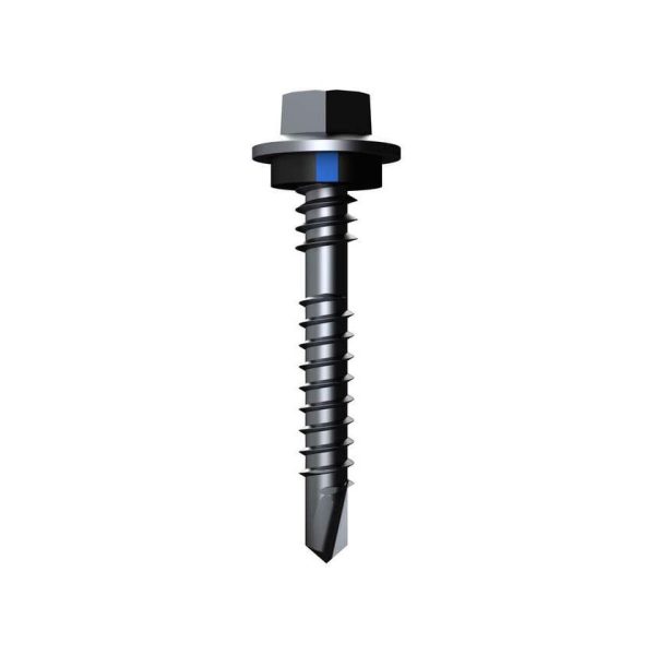 Bremick - Hex roofing screws- self driller - 12g x 39mm 100pcs