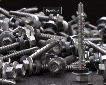 Bremick - Hex roofing screws- self driller - 12g x 39mm 100pcs