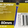 Bremick - Heavy Duty Timber Screws 10g x 80mm Blue Ruspert Finish 500pcs