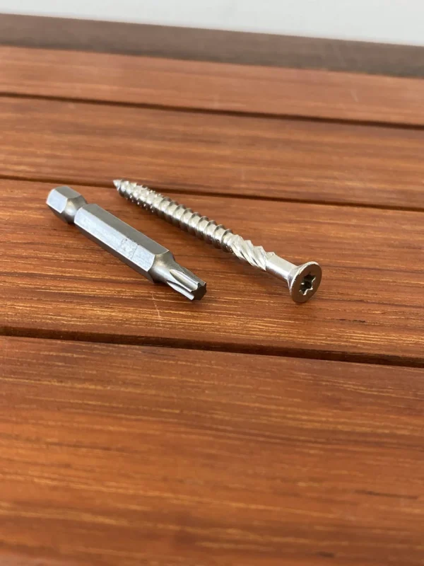 Ecko T-REX17 Decking Screws Countersunk 10g x 65mm, Pack of 1000 304 Stainless Steel