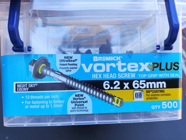 Bremick self-driller  Roofing Screw With Neo 12G X 65Mm (500 Pack)