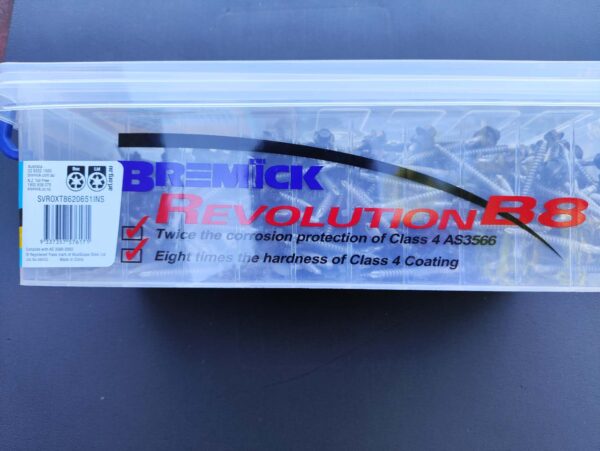 Bremick self-driller  Roofing Screw With Neo 12G X 65Mm (500 Pack)