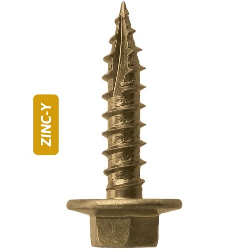 14Gauge 35mm Yellow Zinc Screws 100pcs