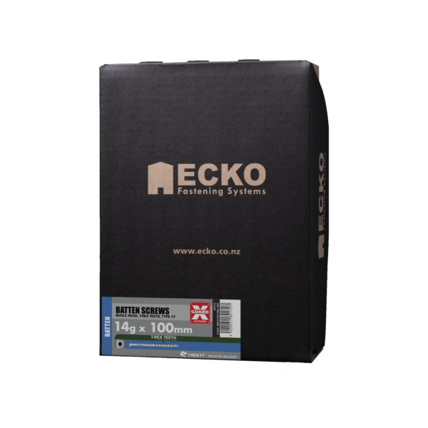 Ecko T-REX17 Batten Screws OutDoor XGuard 14g x 100mm, Pack of 500
