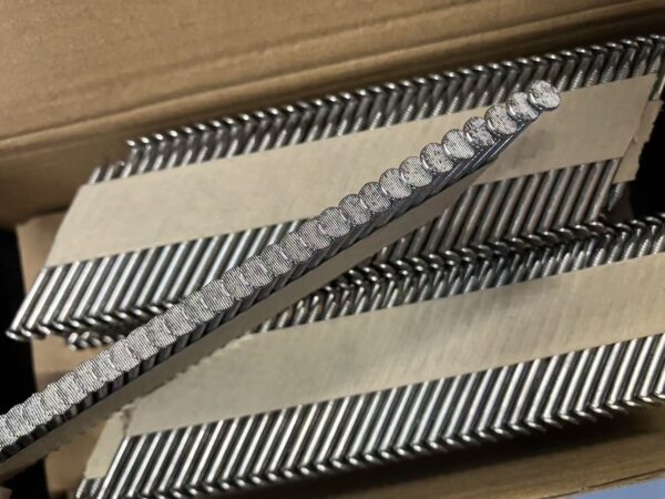 65mm stainless nails Kiwinail 65x2.87mm D head 304 Staiinless steel collated nails 1000PCS