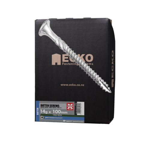 Ecko T-REX17 Batten Screws OutDoor XGuard 14g x 100mm, Pack of 500