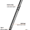 Ecko 10G X 65Mm Oval Head Decking Screws (1000 Box)304 stainless steel