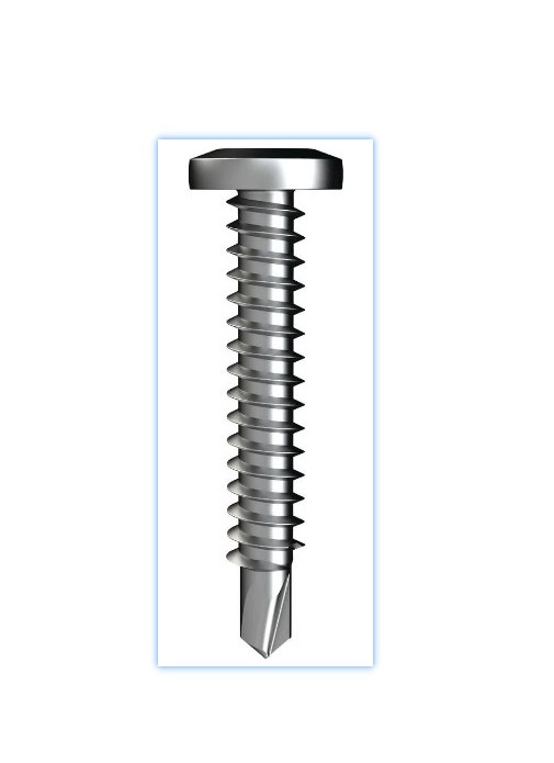 Bremick  Metal fixing screws 12gx30mm Galv (1000/Pack)