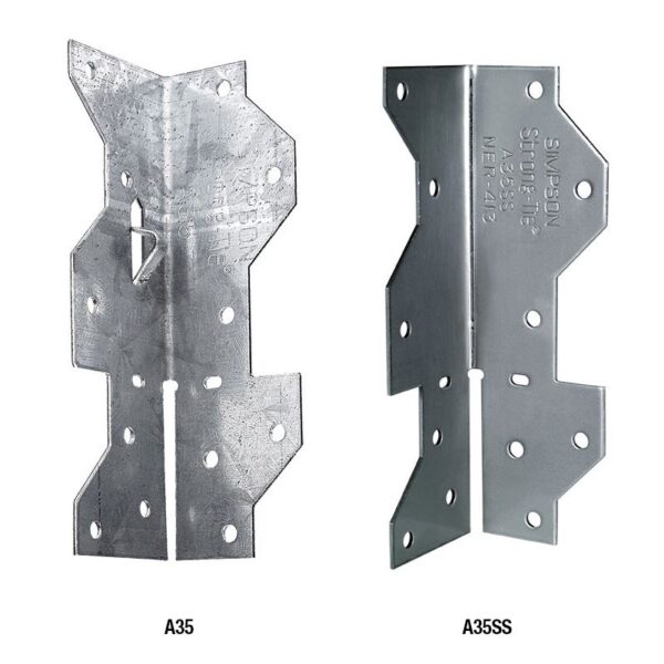 Galvanised Simpson A35 Framing Angle Multigrip Grip 110MM
