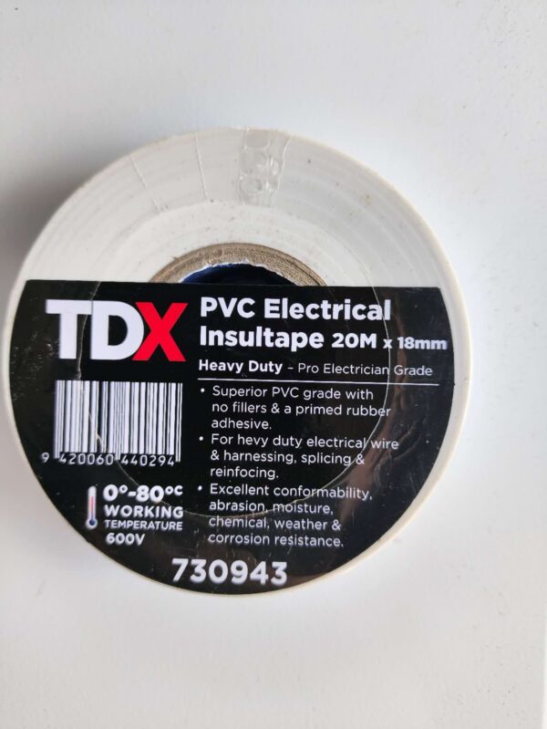 PVC Electrical Insulation Tape  - 18mm X 20M