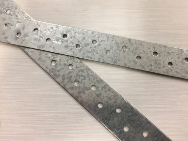 Sheet Brace Strap Galv 600mmx25mm /400mmx25mm   Lumberlok & Kiwi nails